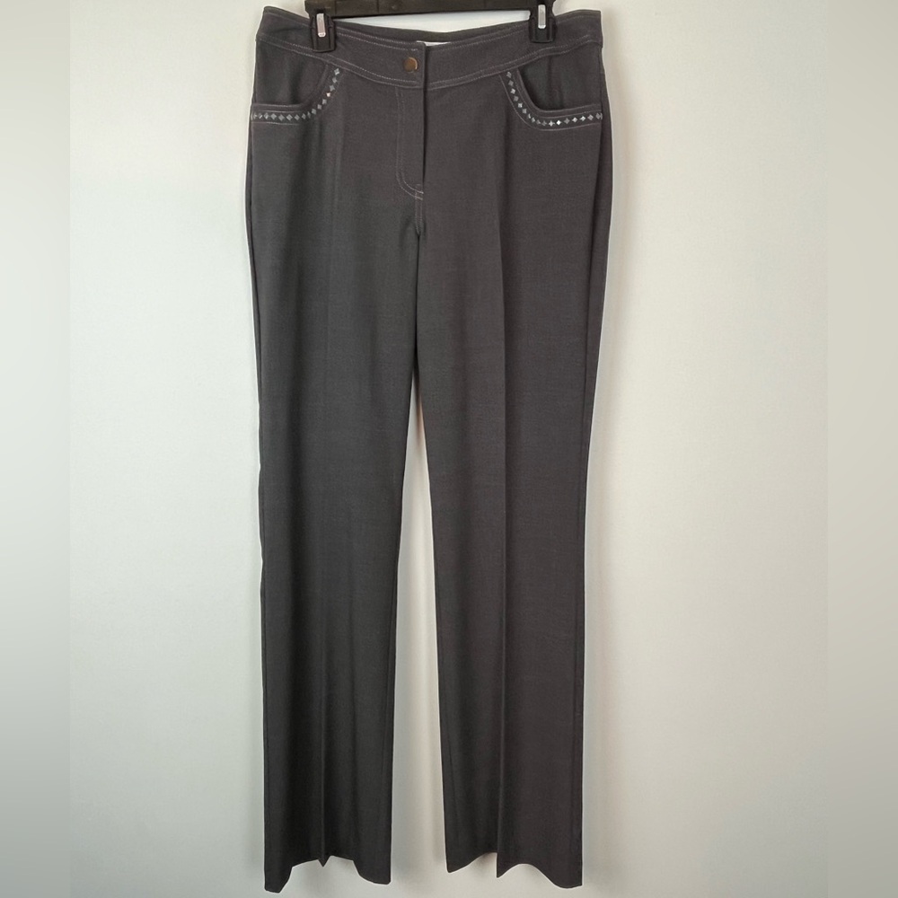 Alberto Makali Brownish Grey Straight Leg Full Length Trousers 10
